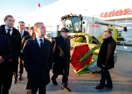 Рабочая поездка премьер-министра РФ Д. Медведева в Краснодарский край 