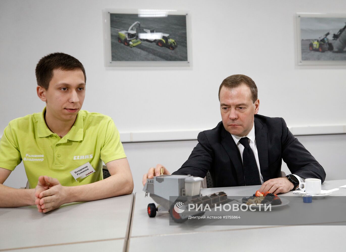 Рабочая поездка премьер-министра РФ Д. Медведева в Краснодарский край 