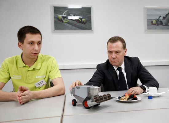 Рабочая поездка премьер-министра РФ Д. Медведева в Краснодарский край 