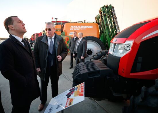 Рабочая поездка премьер-министра РФ Д. Медведева в Краснодарский край 