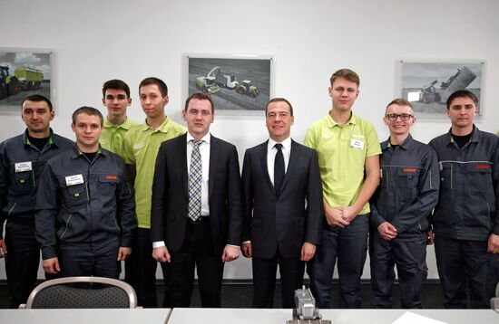 Рабочая поездка премьер-министра РФ Д. Медведева в Краснодарский край 