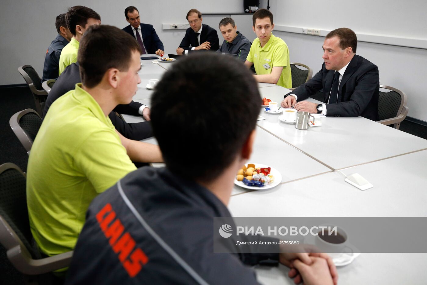 Рабочая поездка премьер-министра РФ Д. Медведева в Краснодарский край