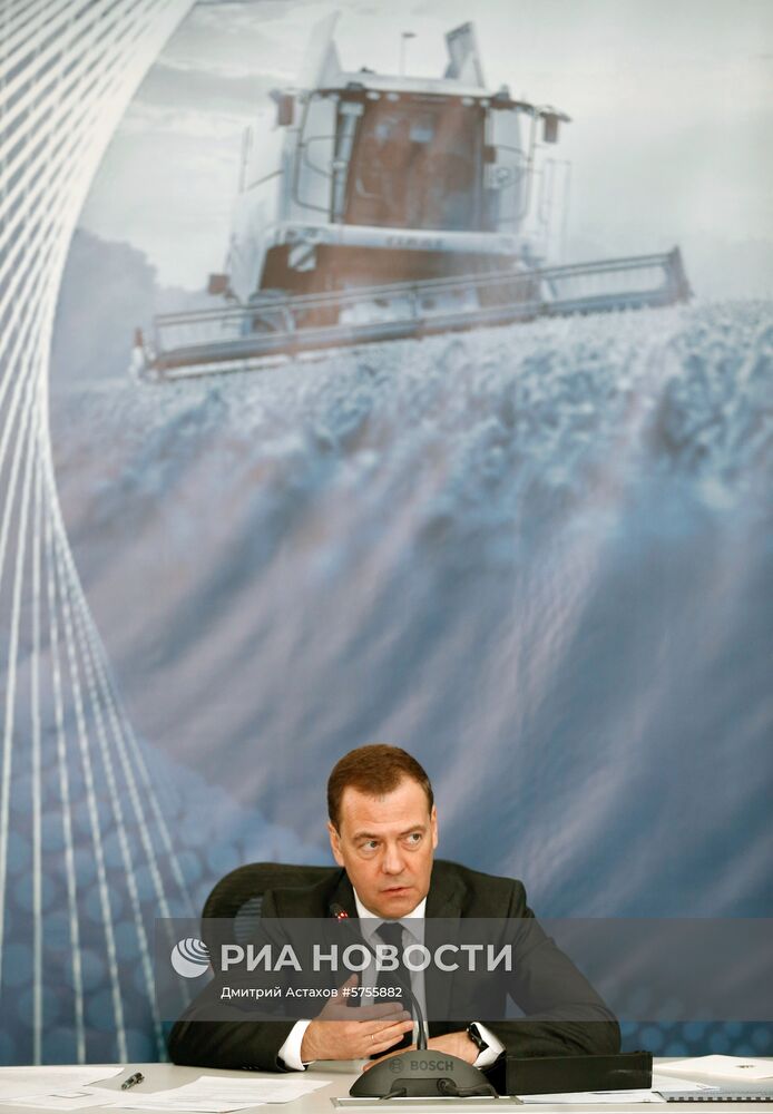 Рабочая поездка премьер-министра РФ Д. Медведева в Краснодарский край 