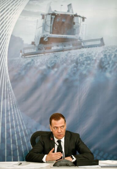 Рабочая поездка премьер-министра РФ Д. Медведева в Краснодарский край 