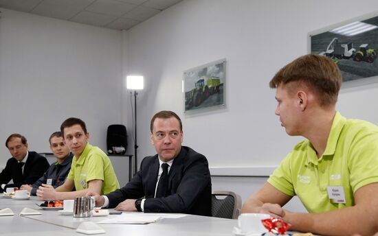 Рабочая поездка премьер-министра РФ Д. Медведева в Краснодарский край 