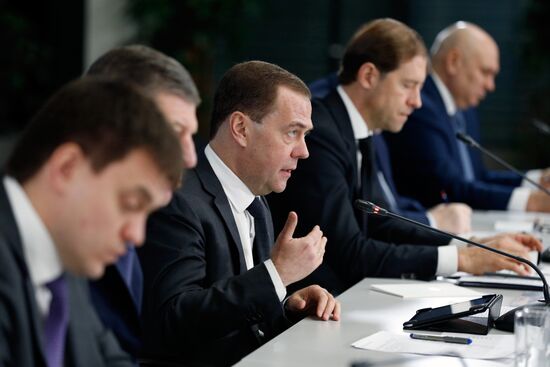 Рабочая поездка премьер-министра РФ Д. Медведева в Краснодарский край 