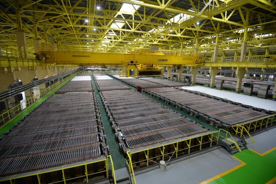 Производство цветных металлов в Свердловской области