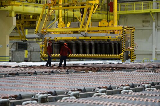 Производство цветных металлов в Свердловской области