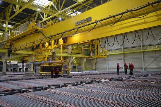 Производство цветных металлов в Свердловской области