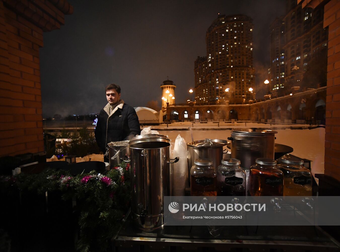 Празднование Крещения в Москве 