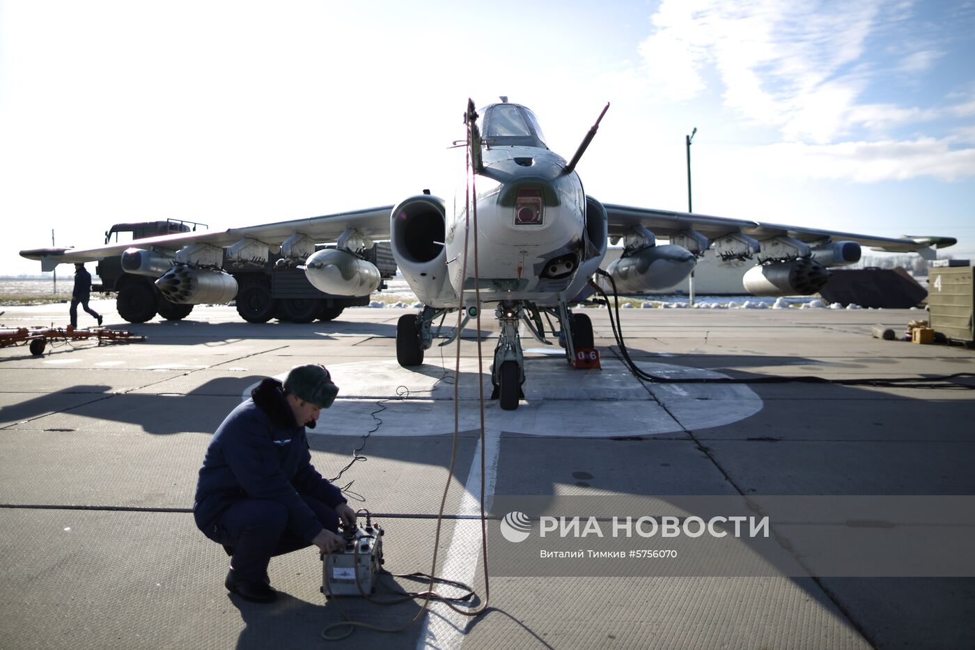 Летно-тактические учения на Су-25СМ3