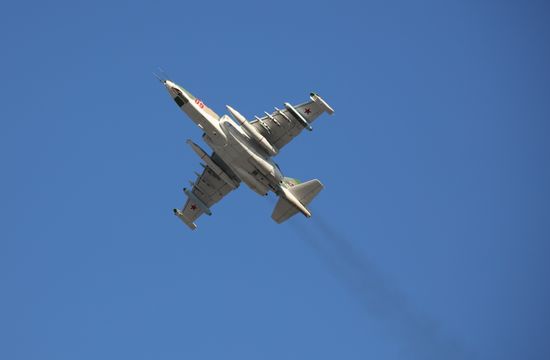 Летно-тактические учения на Су-25СМ3