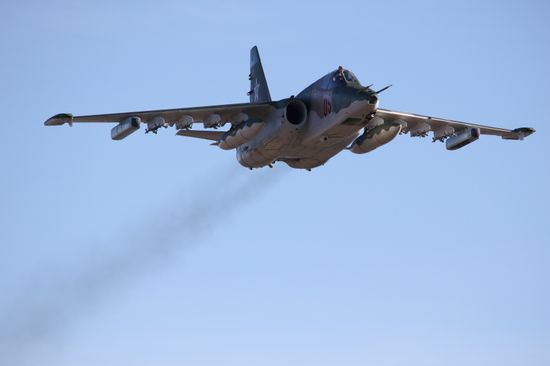 Летно-тактические учения на Су-25СМ3