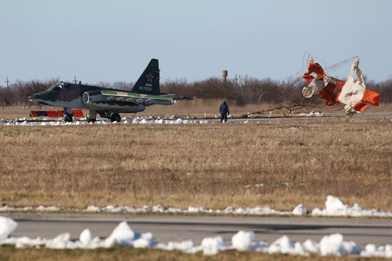 Летно-тактические учения на Су-25СМ3