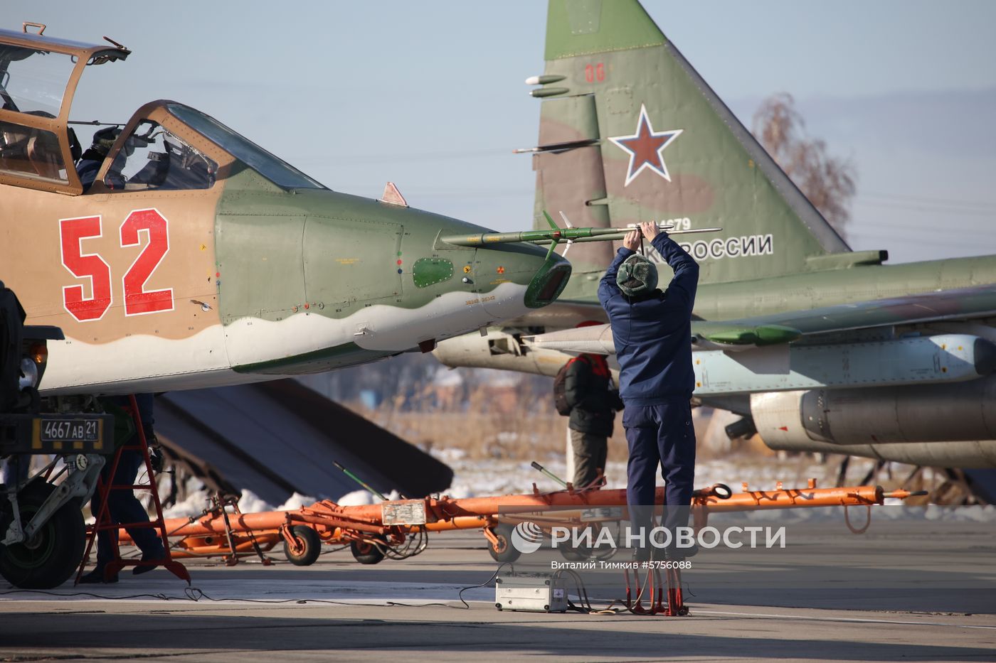 Летно-тактические учения на Су-25СМ3