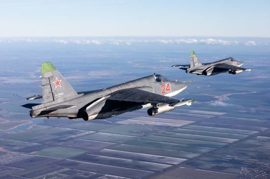 Летно-тактические учения на Су-25СМ3
