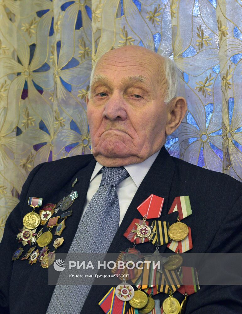 Ветеран Великой Отечественной войны Алексей Шония