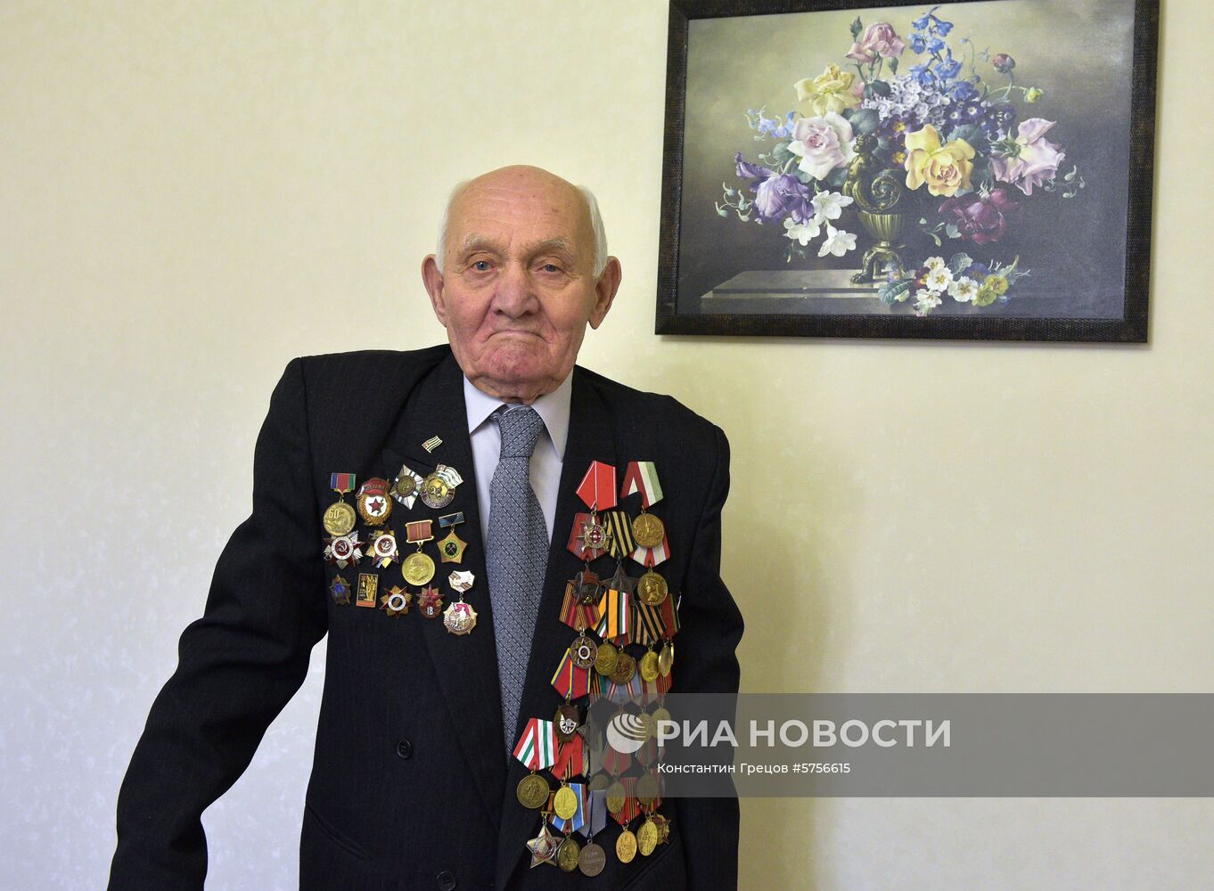 Ветеран Великой Отечественной войны Алексей Шония