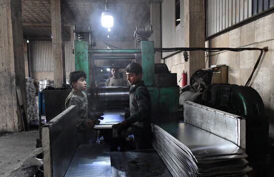 Частный алюминиевый завод в пригороде Хомса