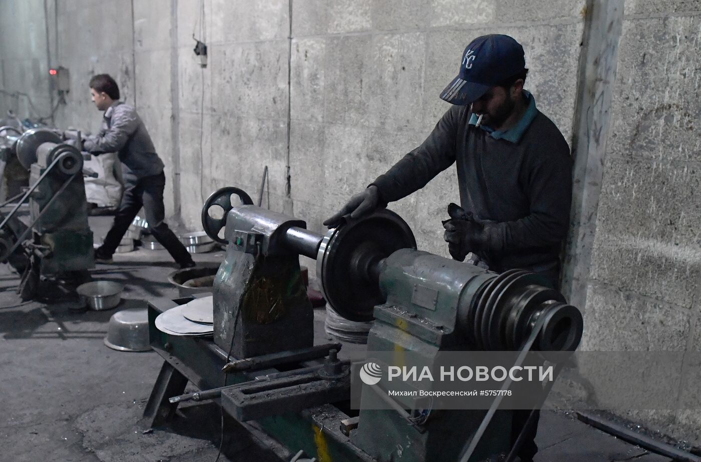 Частный алюминиевый завод в пригороде Хомса