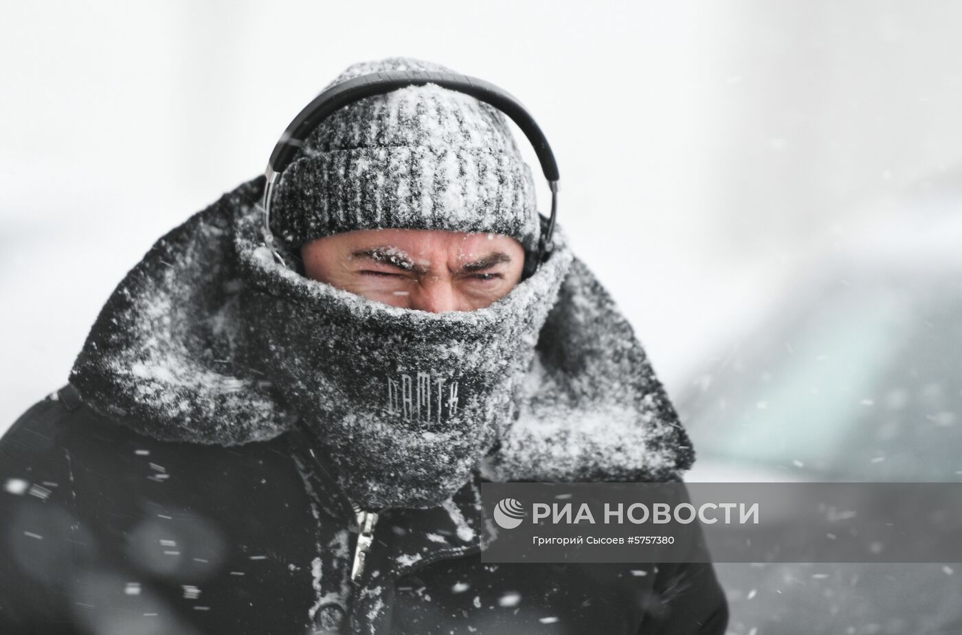 Снегопад в Москве