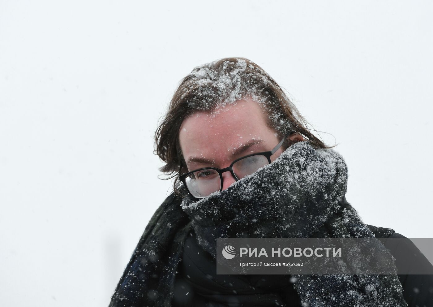 Снегопад в Москве