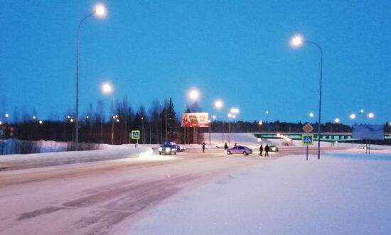 Ситуация около аэропорта Ханты-Мансийска