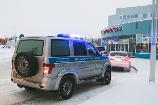 Ситуация около аэропорта Ханты-Мансийска