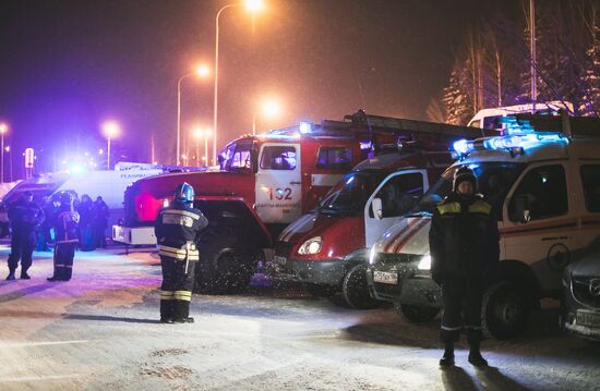 Ситуация около аэропорта Ханты-Мансийска