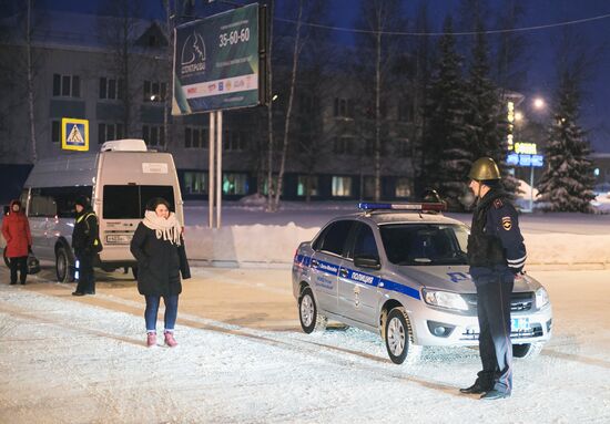 Ситуация около аэропорта Ханты-Мансийска