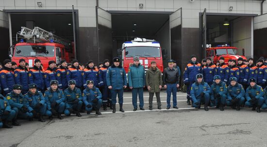 Рабочая поездка министра МЧС РФ Е. Зиничева в Грозный