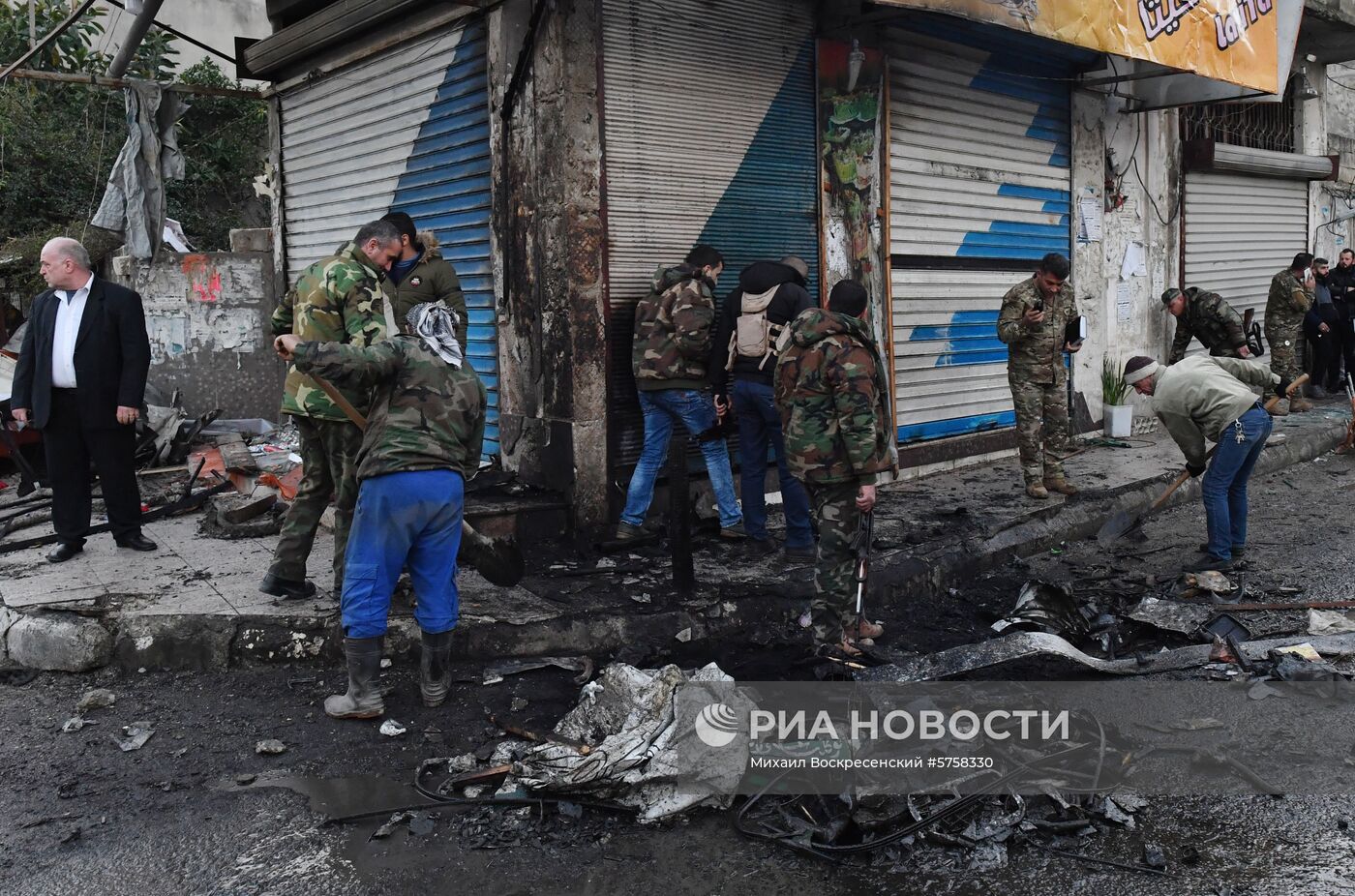 Взрыв заминированного автомобиля в Латакии