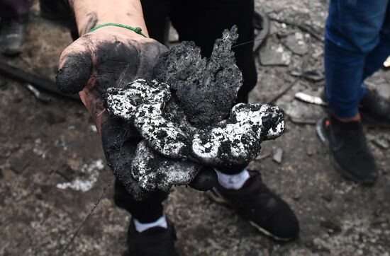 Взрыв заминированного автомобиля в Латакии