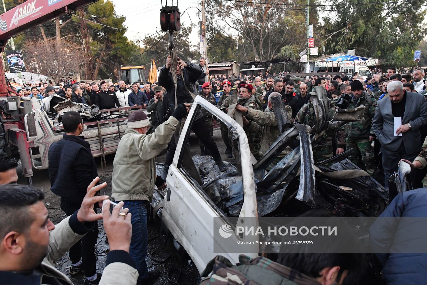 Взрыв заминированного автомобиля в Латакии