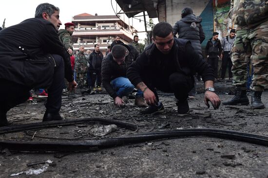 Взрыв заминированного автомобиля в Латакии