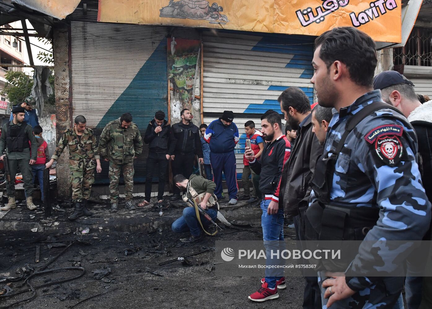 Взрыв заминированного автомобиля в Латакии