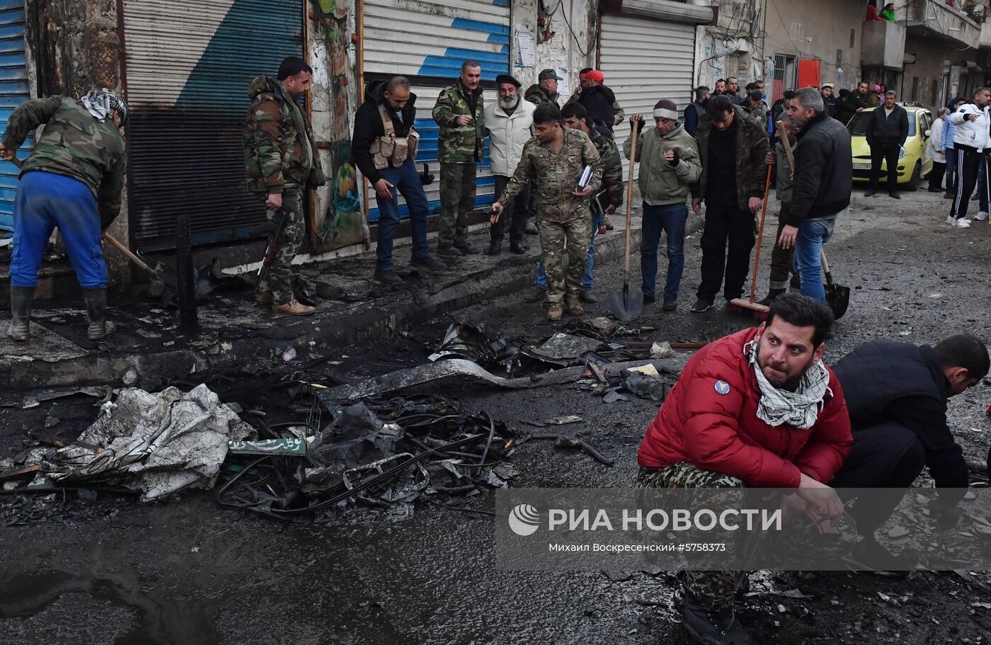 Взрыв заминированного автомобиля в Латакии