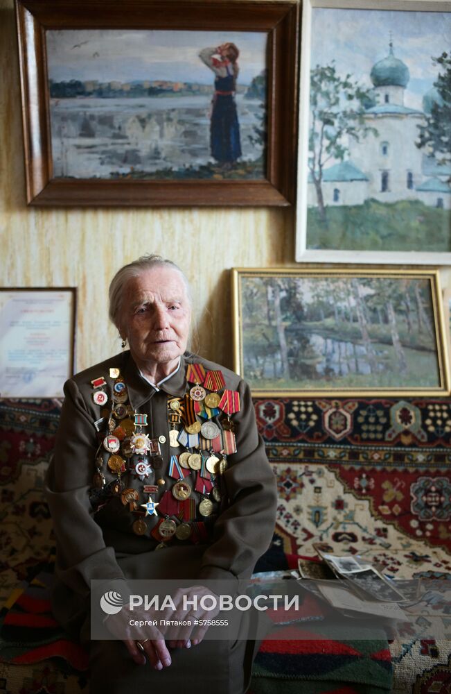 Ветеран Великой Отечественной войны Антонина Коробова
