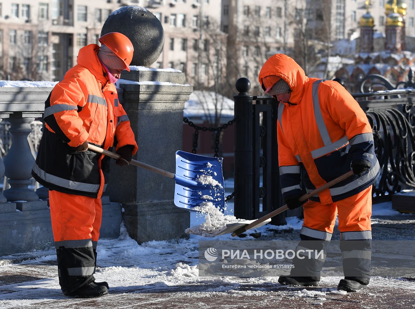 Мороз в Москве