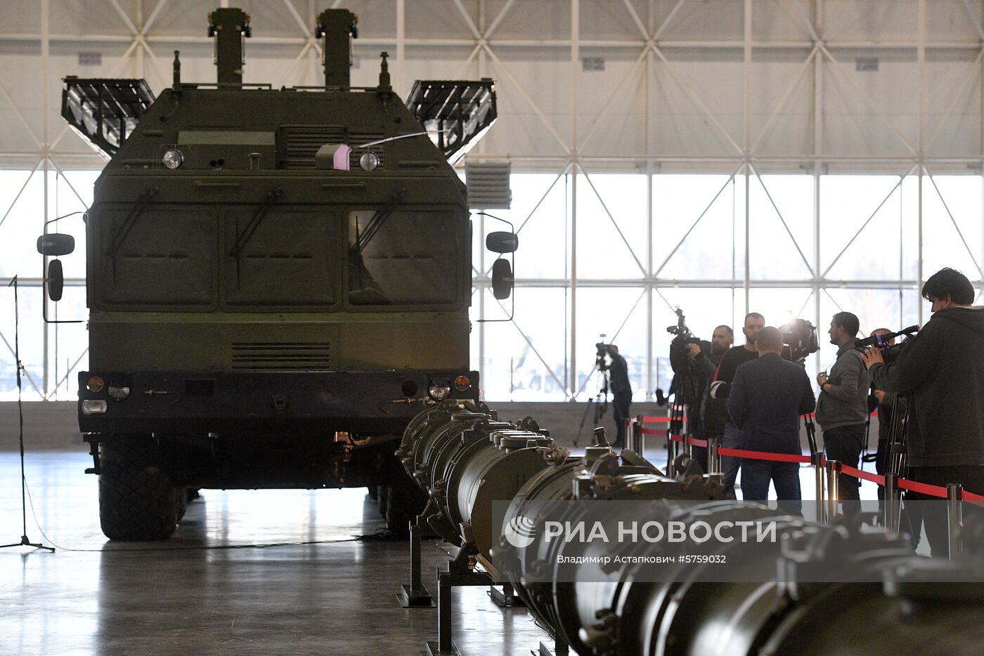 Демонстрация ракеты 9М729 для военных атташе