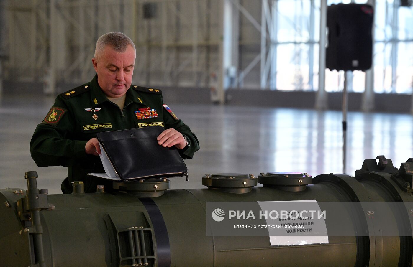Демонстрация ракеты 9М729 для военных атташе