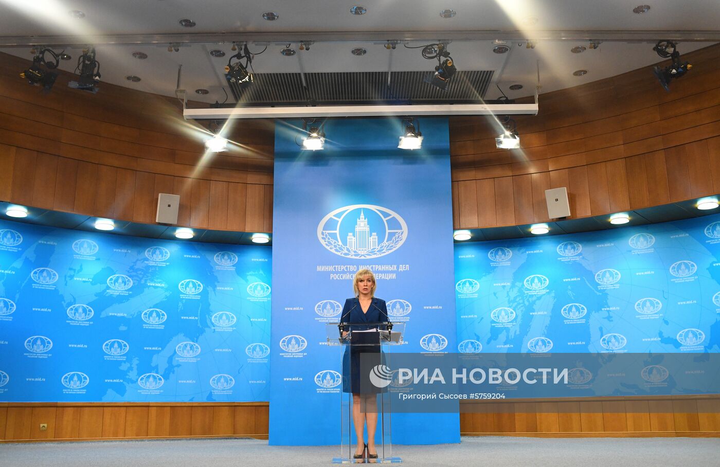 Брифинг официального представителя МИД России М. Захаровой