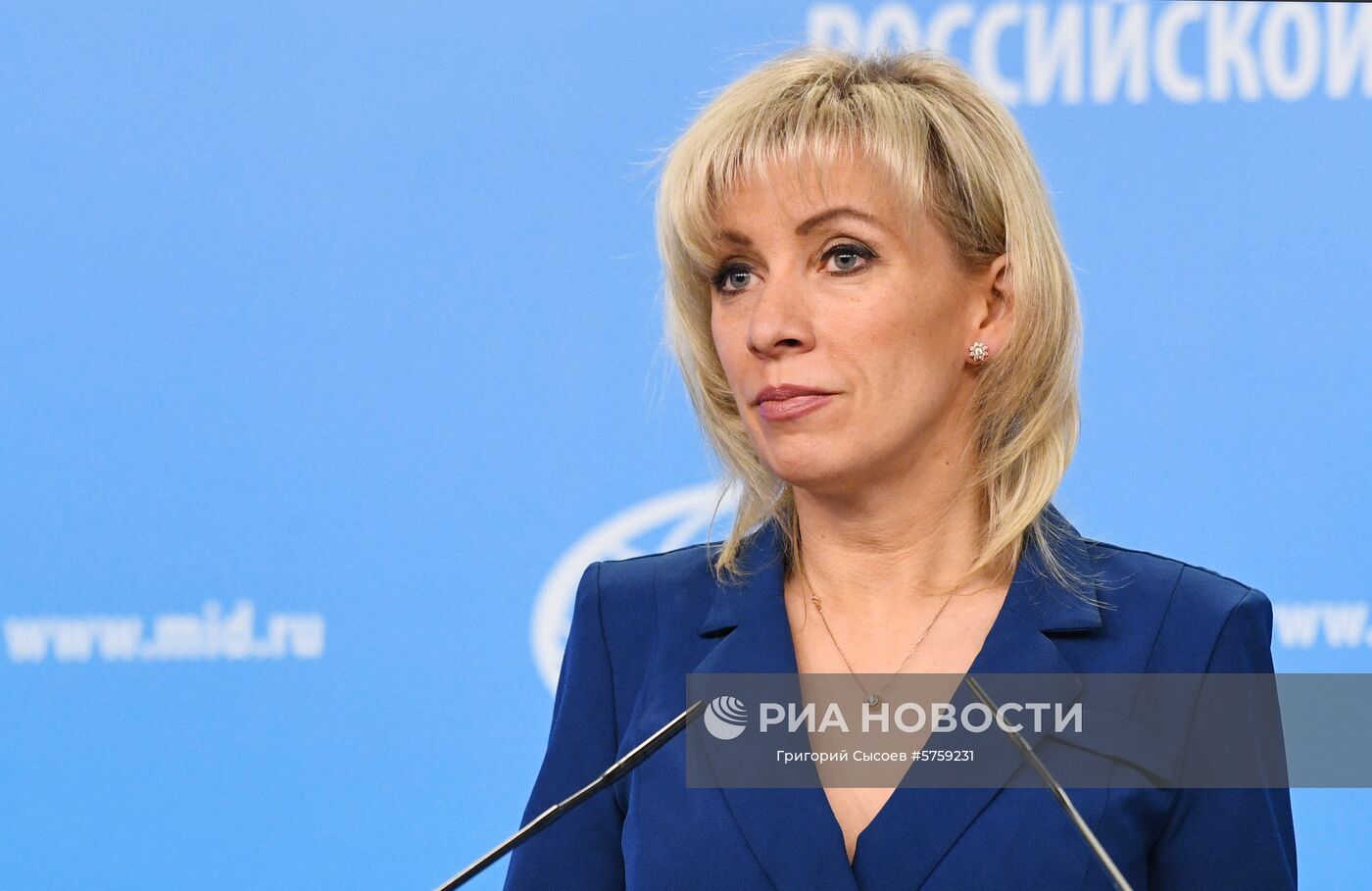 Брифинг официального представителя МИД России М. Захаровой