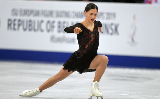Чемпионат Европы. Женщины. Короткая программа