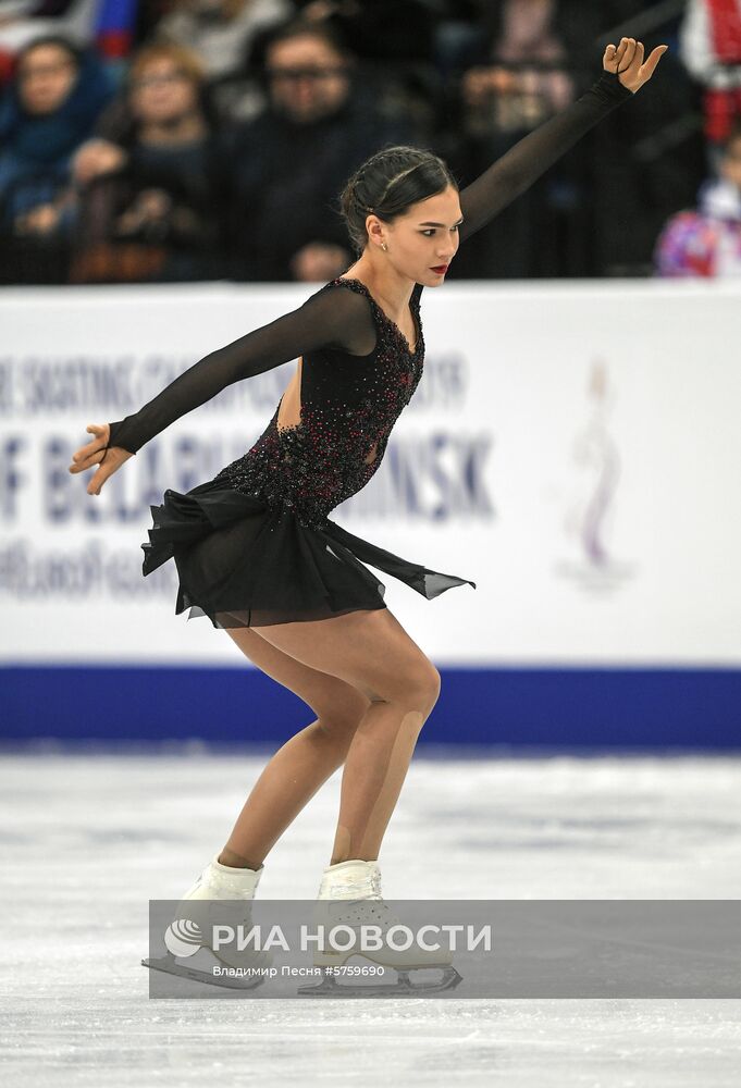 Чемпионат Европы. Женщины. Короткая программа