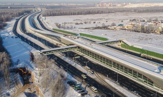 Строительство метро на участке Сокольнической линии 
