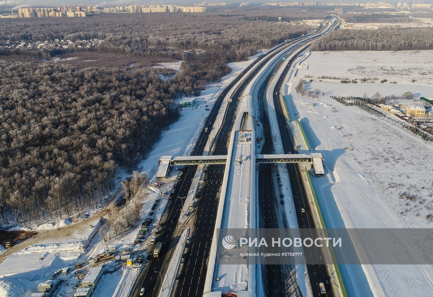 Строительство метро на участке Сокольнической линии 