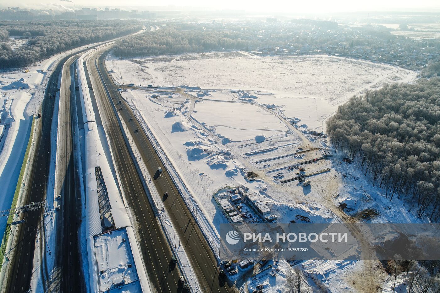 Строительство метро на участке Сокольнической линии 