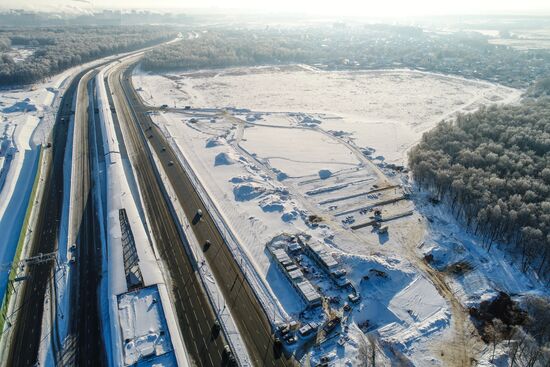 Строительство метро на участке Сокольнической линии 