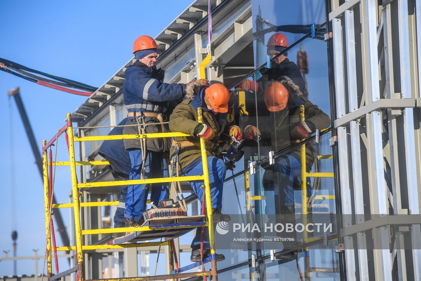 Строительство метро на участке Сокольнической линии 